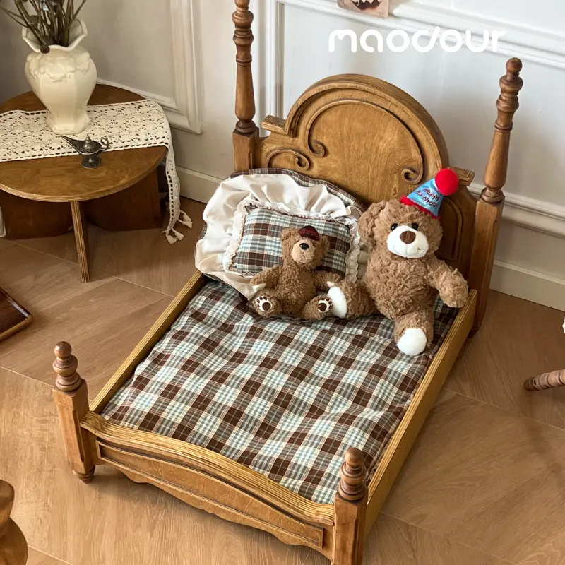 solid wood pet bed - Anna Princess Vintage Pet Bed